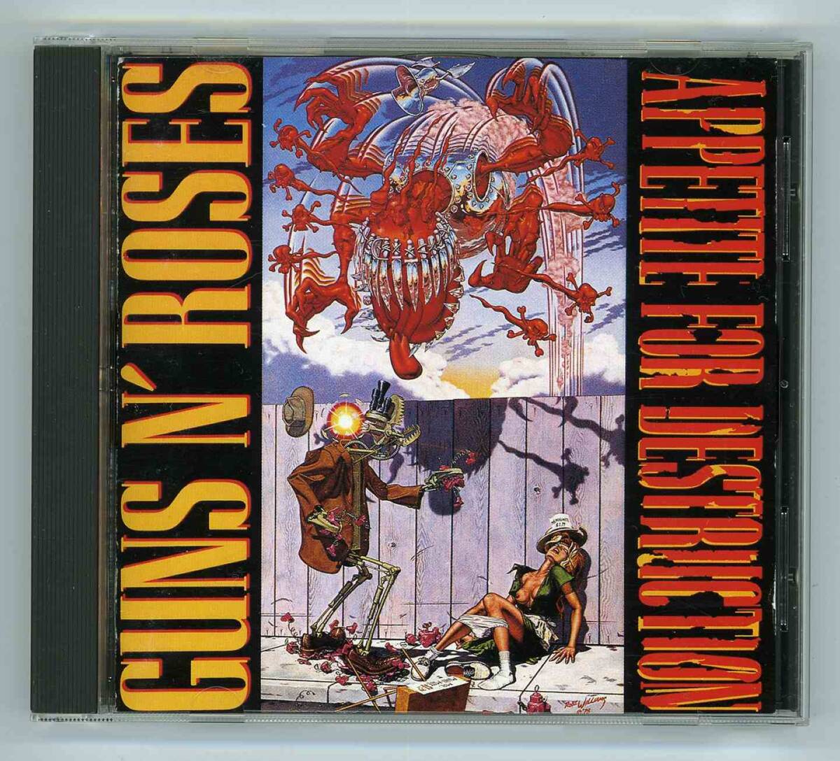 ガンズ・アンド・ローゼズ GUNS N' ROSES●アペタイト・フォー・ディストラクション APPETITE FOR DESTRUCTION【国内盤】発禁ジャケ拍卖