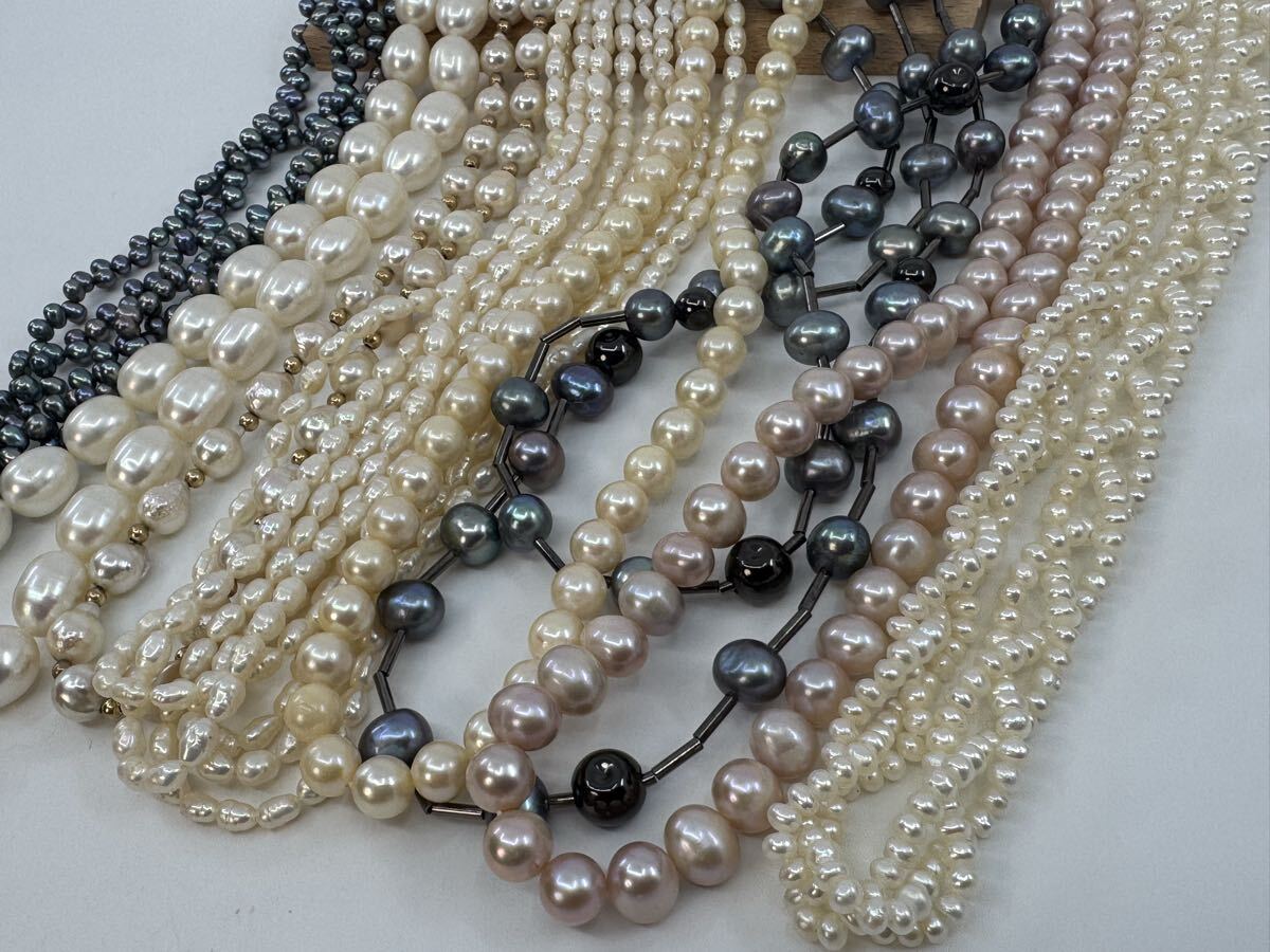 【0137】真珠 淡水真珠 ネックレス 8点 まとめ ヴィンテージ アクセサリー拍卖