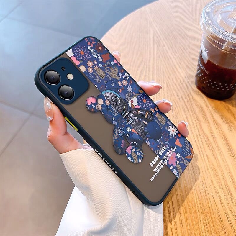 iPhone12ケース 韓国 キャラクター かわいい おしゃれ 3色 耐衝撃 iPhone 11 12 13 14 Pro max mini Plus ケース カバー 拍卖
