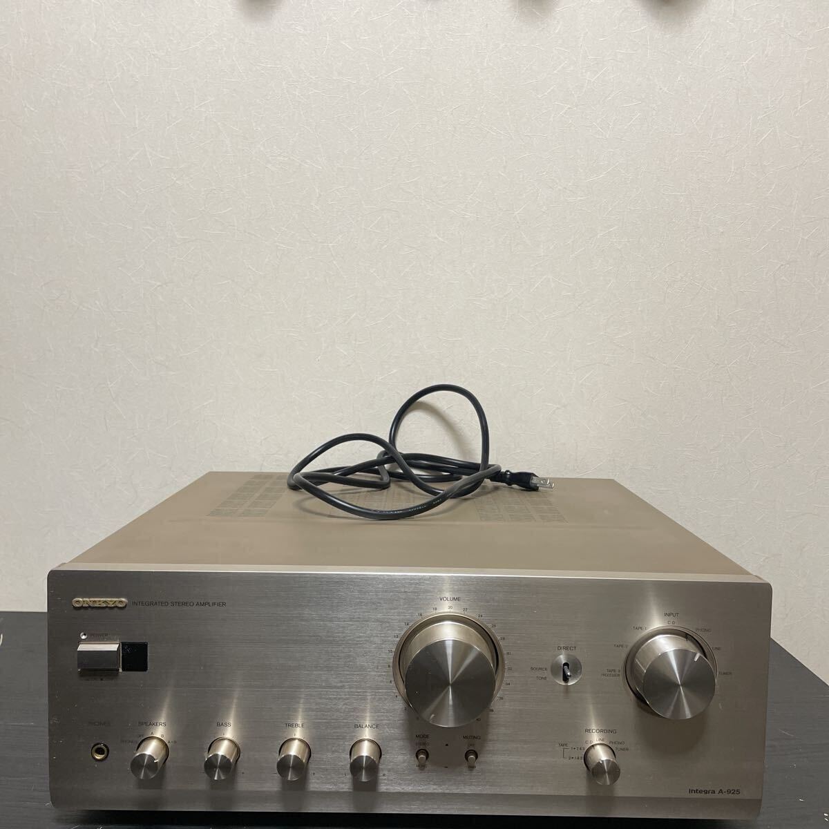 ONKYO Integra A-925 プリメインアンプ オンキョー 通電、簡易動作確認済み オーディオ機器 プリメインアンプ DENON SANSUI ONKYO Integra拍卖
