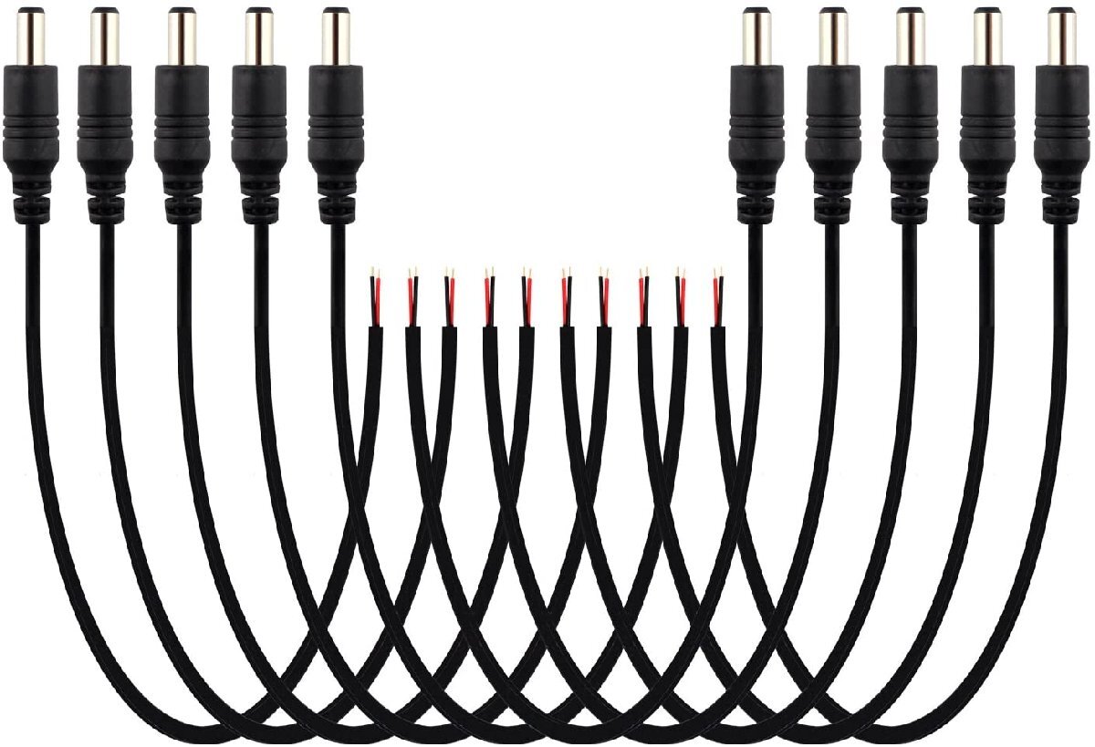 オス 2m DC 電源コネクタ  ジャック コネクタ 5.5mmx2.1mm拍卖