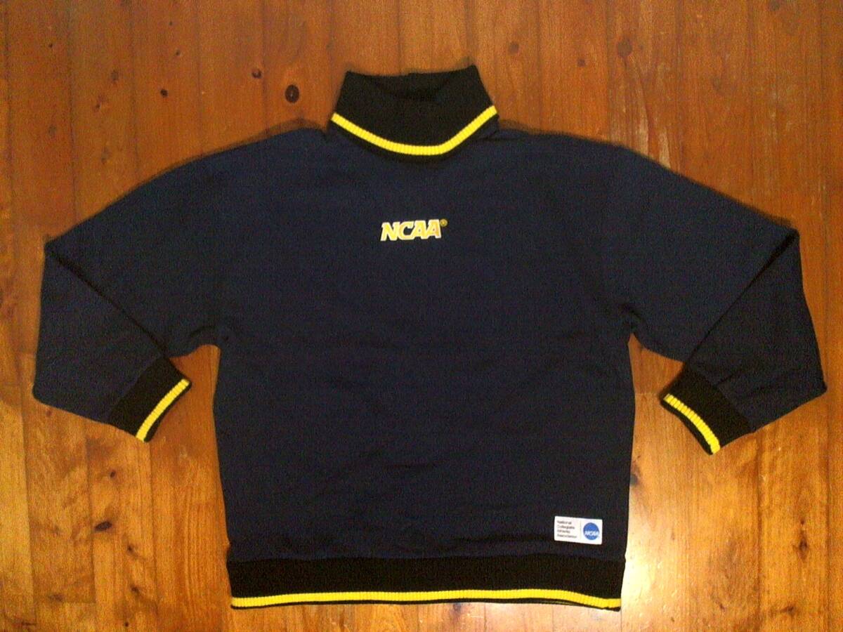 ☆美品☆エヌシーエーエー【NCAA】スウェット ニットハイネック プルオーバー トレーナー シャツ L ク拍卖