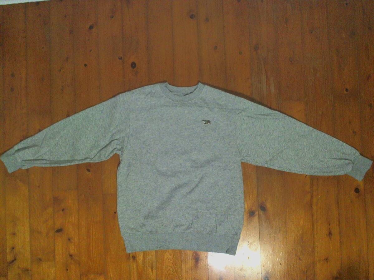 ☆無印良品【MUJI】スウェット クルーネック シャツ プルオーバー トレーナー M グレー 拍卖