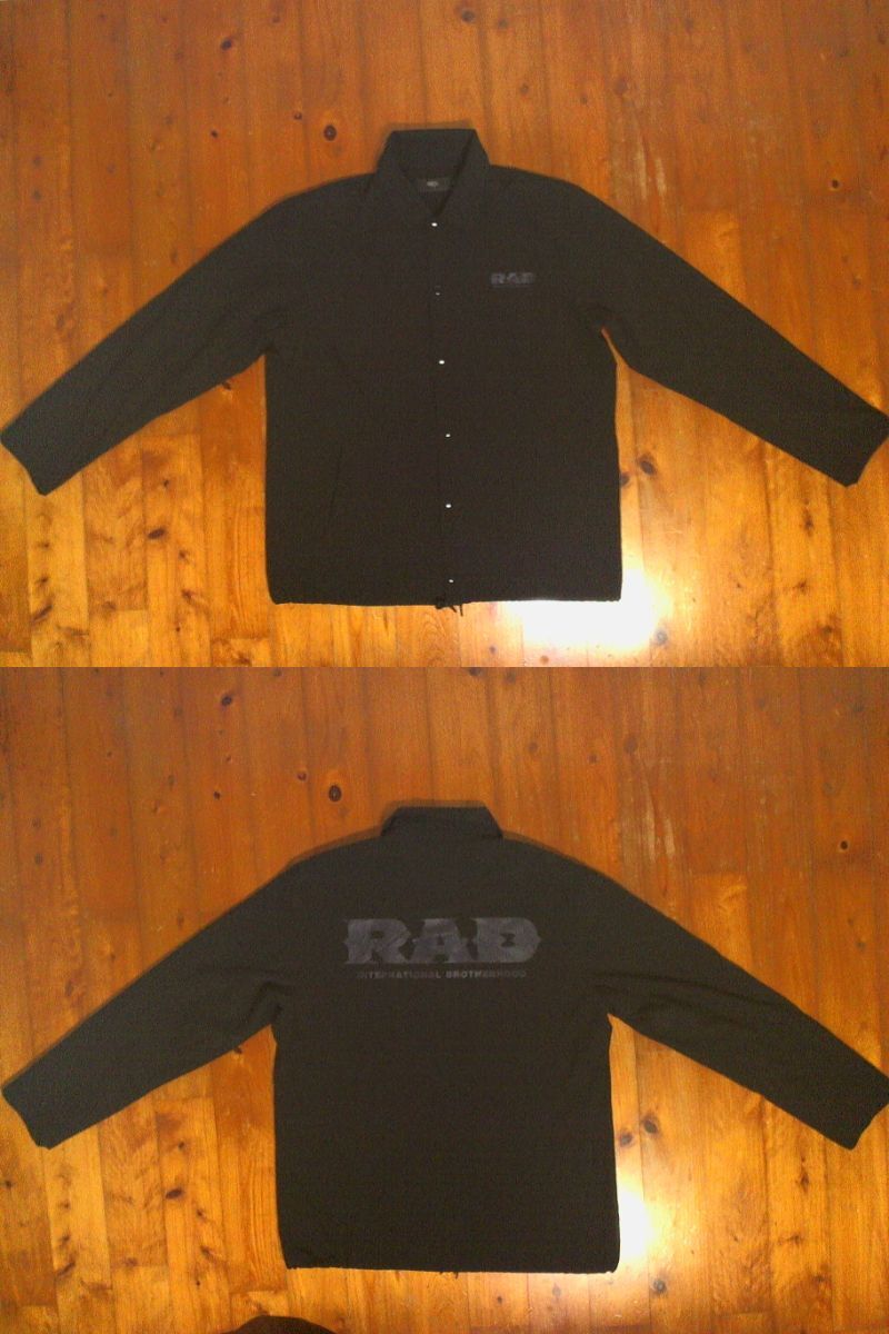 ☆美品☆アズールバイマウジー【AZUL by Moussy】ストレッチ コーチジャケット ジャンパー L 黒 ブラック拍卖