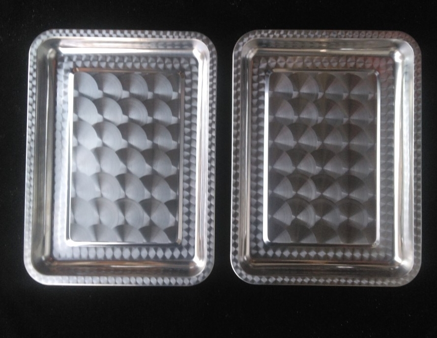 2個セット☆ステンレス☆ウロコ☆ シューズ入れ☆物入れ☆トレイ☆デコトラ☆一番星☆マニア☆トラック野郎☆街道レーサー☆男の城☆サロン拍卖