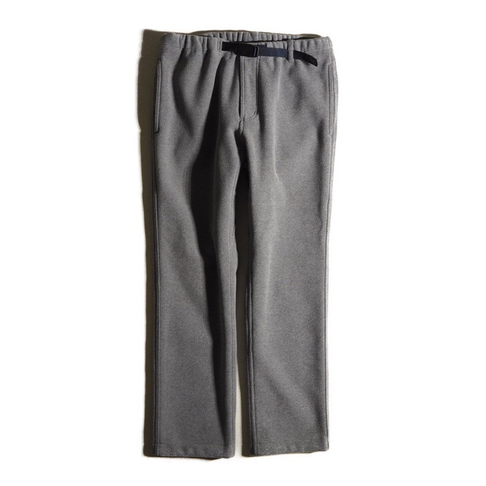 P4201f35 ■GRAMICCI グラミチ× BEAMS ビームス■ GMP-20F1643 FLEECE NARROW PANT フリース ボンディング パンツ グレー M 秋冬拍卖