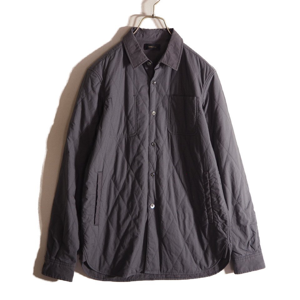 P4943z6 ■UNDERCOVER アンダーカバー■ 15AW キルティングシャツ ジャケット グレー 2 / UCP4401 コットン 長袖 中綿入り 秋冬拍卖