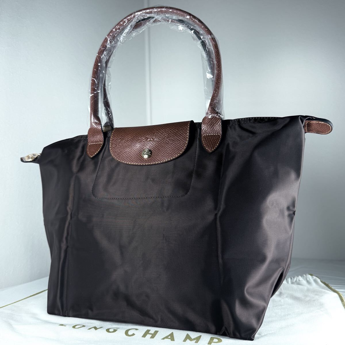 1円【 未使用品 】ロンシャン LONG CHAMP ル プリアージュ トートバッグ ショルダーバッグ Lサイズ ナイロン レザー レディース メンズ拍卖