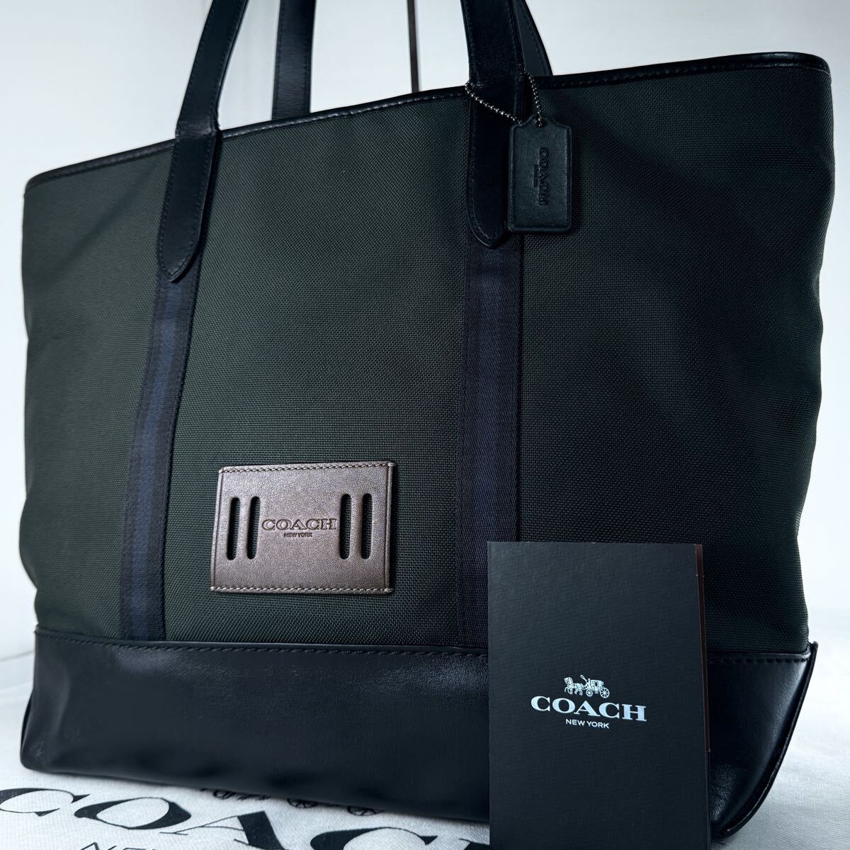 1円【 美品 】コーチ COACH トートバッグ 大容量 A4可 ビジネスバッグ ブリーフケース レザー 通勤 肩掛け メンズ拍卖