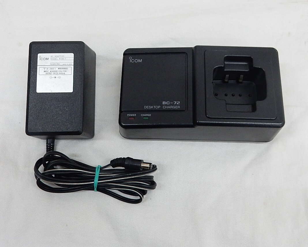 【中古通電のみ確認/現状品】★ICOM アイコム DESKTOP CHARGER デスクトップチャージャー BC-72 拍卖