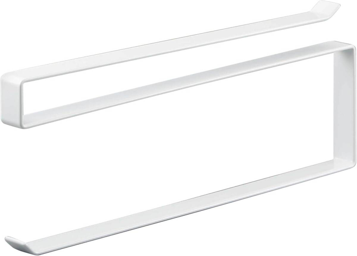 山崎実業(Yamazaki) 戸棚下キッチンペーパーホルダー ホワイト 約W1.5×D26×H9.5cm タワー 7115拍卖