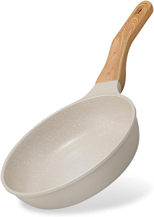 アイリスオーヤマ フライパン 20cm IH・ガス火両用 ナチュかるフライパン 軽量 食材がくっつきにくいフッ素コーティング 内側拍卖