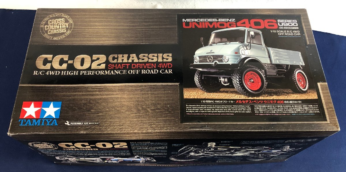 ★ジャンク品★【未使用・長期保管品】ラジコン 1/10 電動RCカー メルセデス・ベンツ ウニモグ 406 (CC-02シャーシ) 58692 タミヤ拍卖