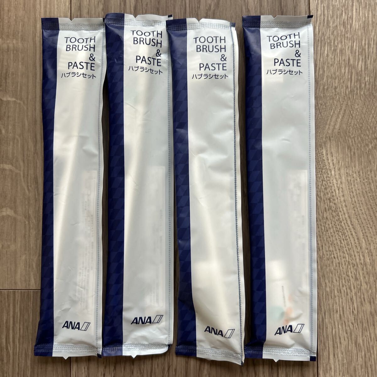 ANA 歯ブラシ アメニティ 全日本空輸 未使用 4点セット 新品 未使用 ハブラシ まとめ 歯磨き粉 国際線 ビジネスクラス グッズ 非売品拍卖