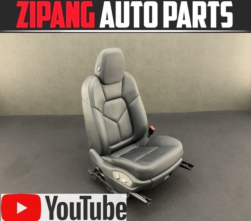 PR004 92A ポルシェ カイエン S 電動 本革 右フロント シート/ヒーター付 ★運転席 ◆黒革/ブラック 【動画有り】◎ ★即決拍卖