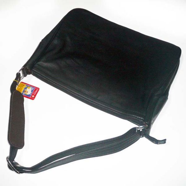 ショルダーバッグ 牛革 黒 旅行 出張 メンズ 紳士 (y14)拍卖