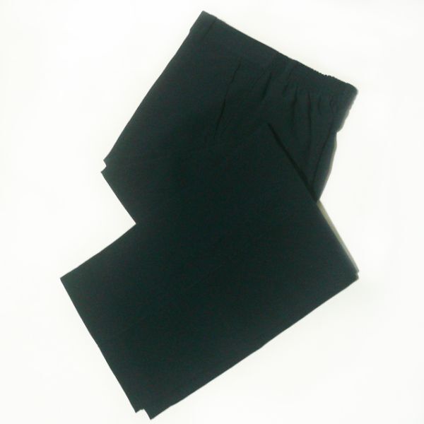 パンツ スラックス ウェストゴム M ネイビー 紺 夏 ビジネス メンズ 紳士 (▽18未)拍卖