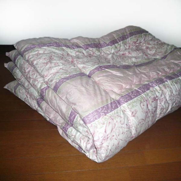 掛布団 シングル 西川リビング 羊毛 ピンク(T04) ▽拍卖