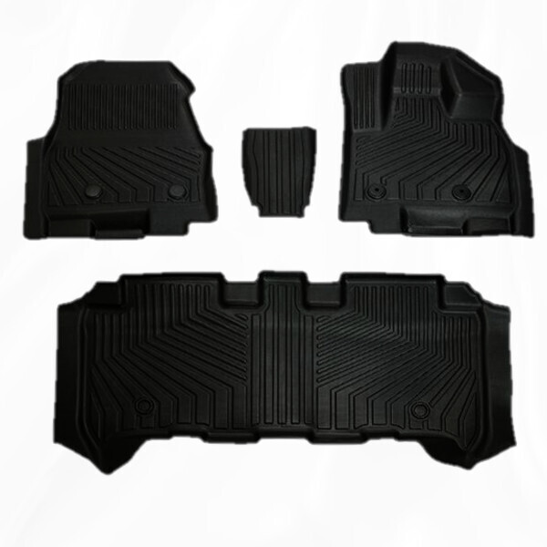 三菱 デリカミニ ラバー フロアマット ラバーマット B30系 ekスペース ekクロススペース B3系 ルークス B4系 オールウェザーマット 4枚 TPE拍卖