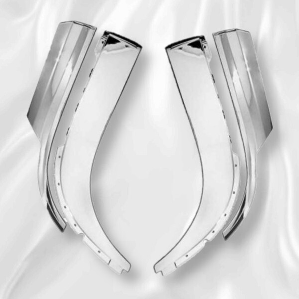 日産UD クオン メッキ フェンダーパネル 4点 パーフェクトクオン フェンダーシールド メッキパーツ 部品 セット カスタム トラック 新品拍卖