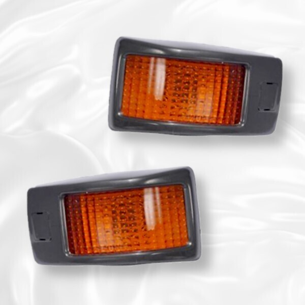 日野 クルージングレンジャー ライト ランプ レンズ 平成元年8月〜平成6年10月 純正タイプ ウインカー サイドマーカー 左右セット 新品拍卖