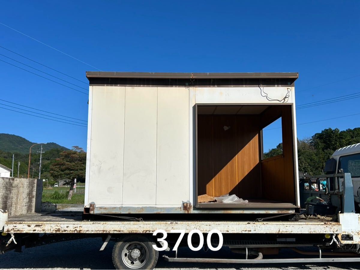 ユニットハウス 山口県発  プレハブ 長3700幅2500高2400 農くる拍卖