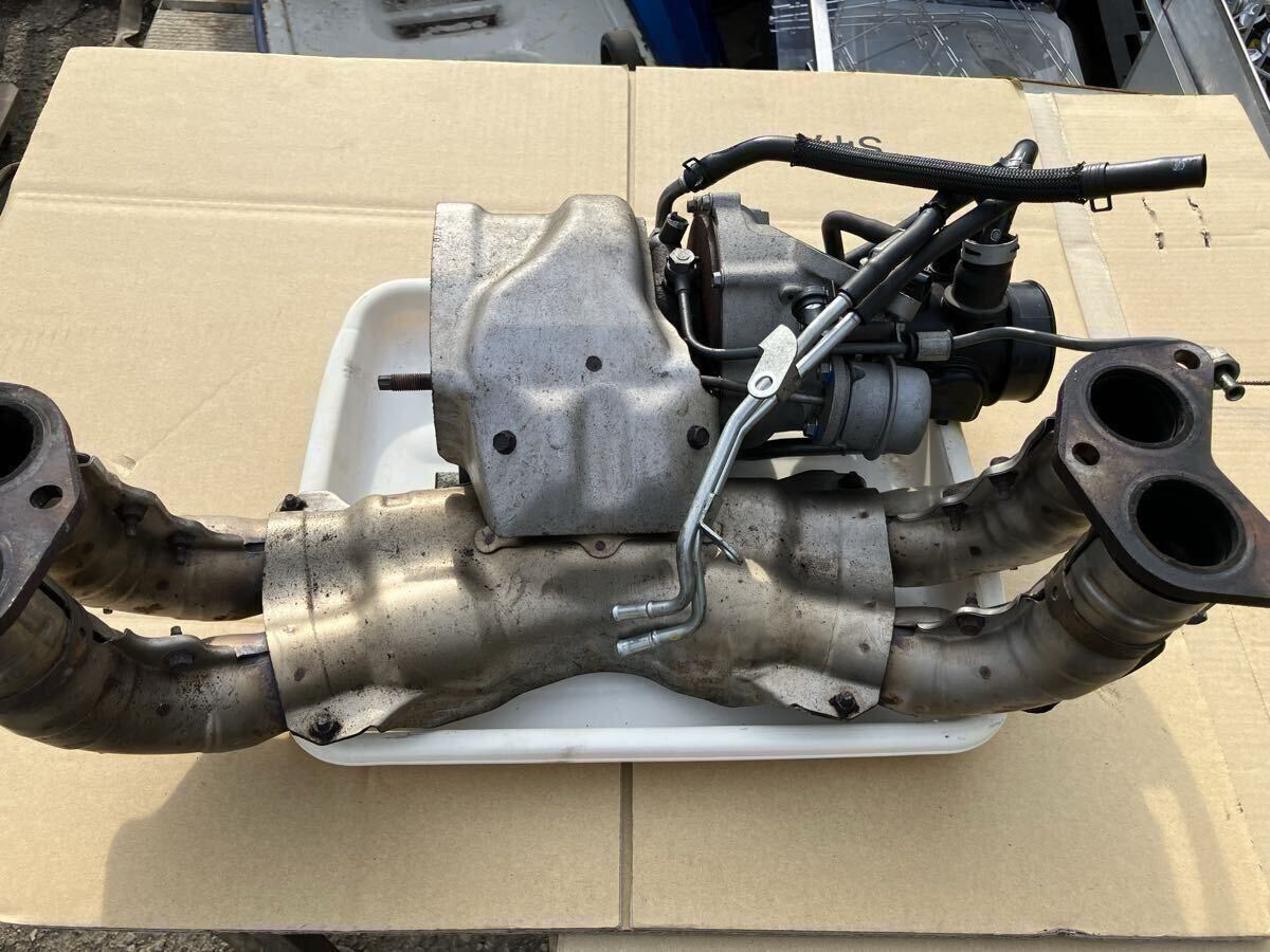 スバル インプレッサ WRC ターボ 純正タービンASSY インテークマニホールド付き ジャンク扱いです。拍卖