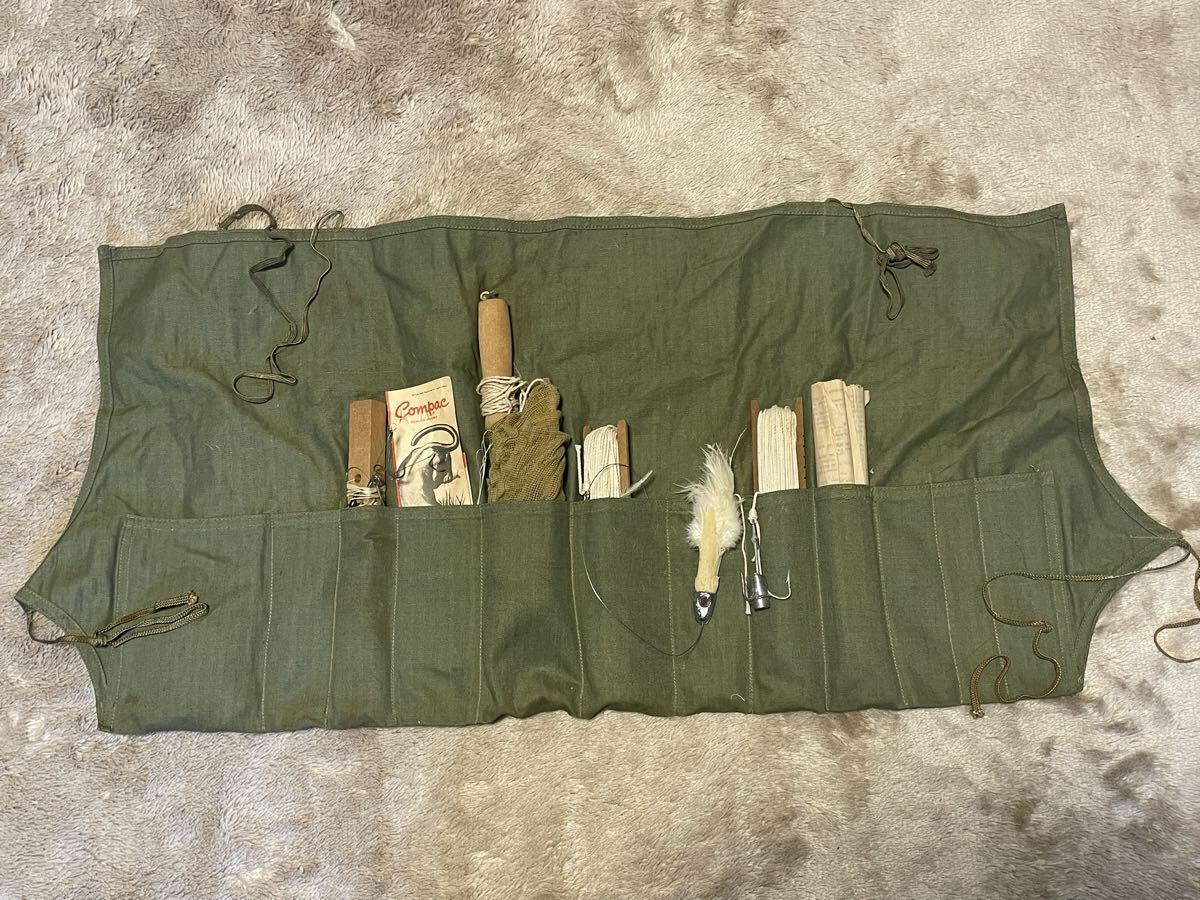 ビンテージ フィッシングキット 釣り具 1940年代 古着 釣り 拍卖