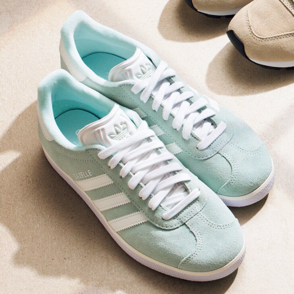 【未使用】adidas アディダス GAZELLE W ガゼル 23.5㎝ ミントカラー スニーカー/靴/レディース GZ7692 拍卖
