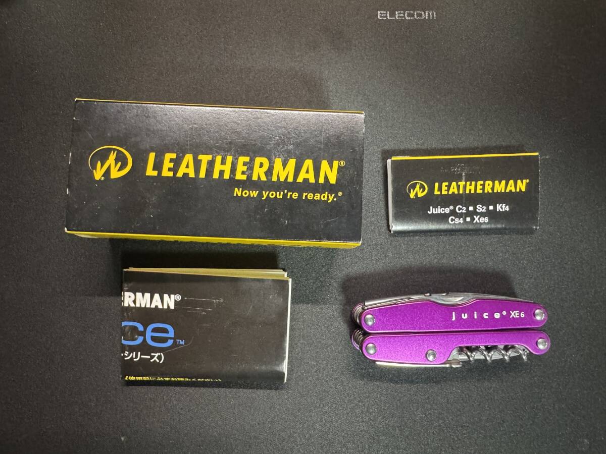 【送料無料】LEATHERMAN JUICE XE6 レザーマン ジュース パープル拍卖