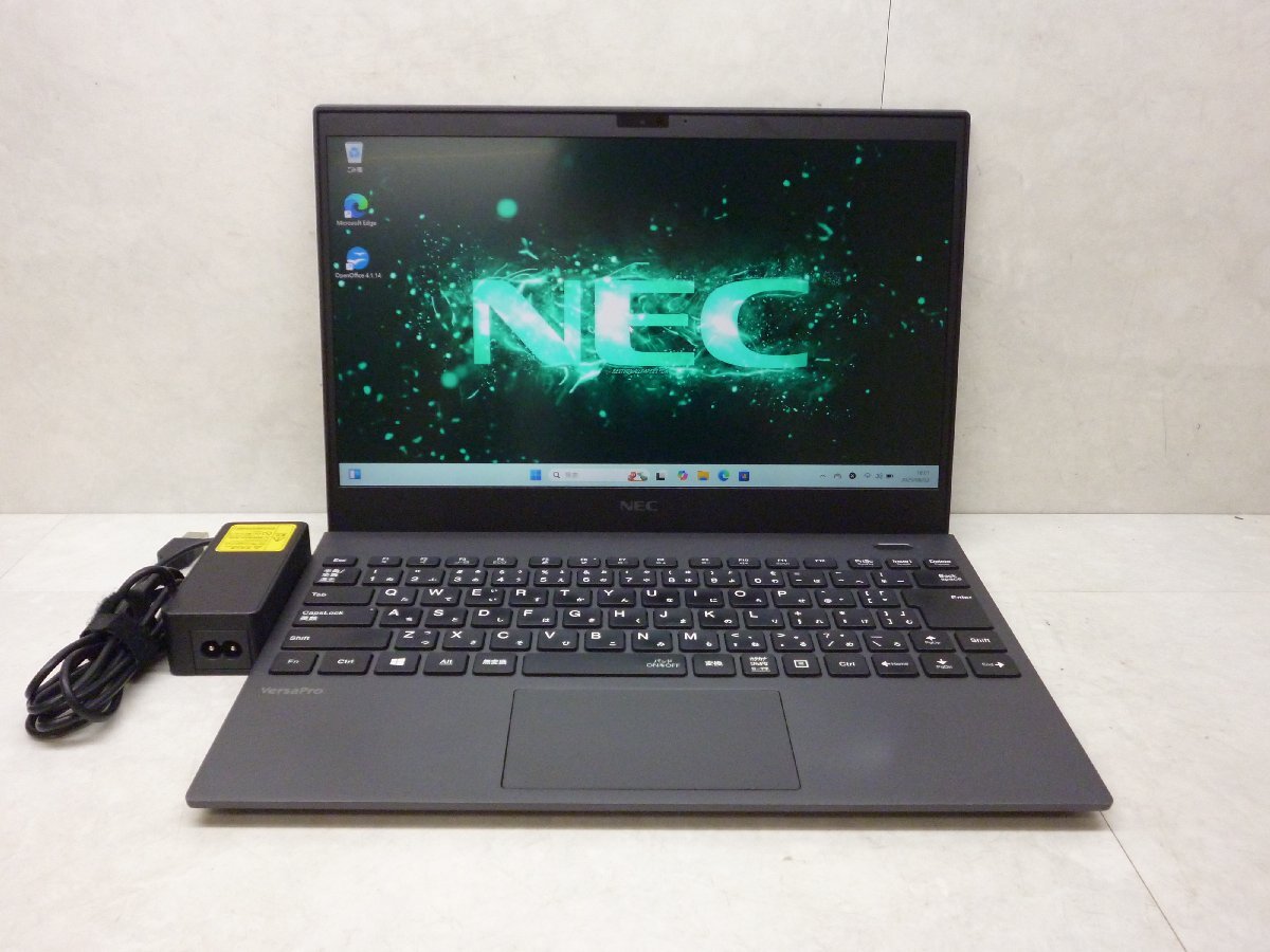 ☆1円☆第10世代☆NEC☆Versa Pro VKV18/G-9☆Core i7 1.80GHz/8GB/SSD256GB/高解像度1920×1080/無線/Bluetooth/カメラ/Office/Win11☆拍卖