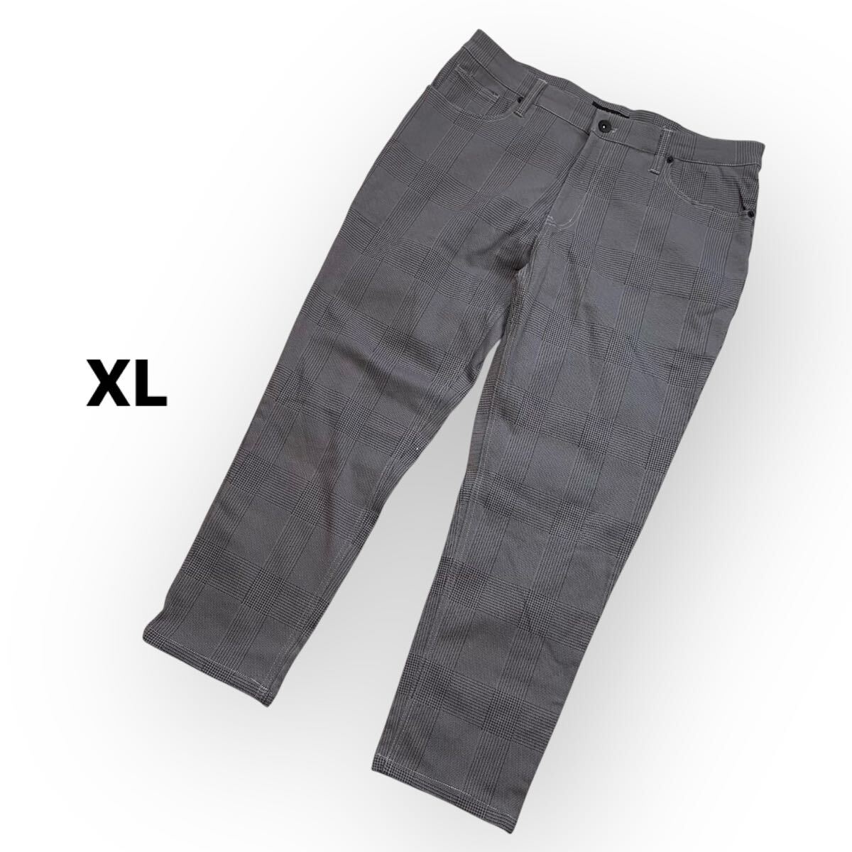 roshell ロシェル アンクルパンツ クロップドパンツ アンクル丈 ルーズ ゆったり チノパン テーパード ストレッチ 春 大きいサイズ拍卖