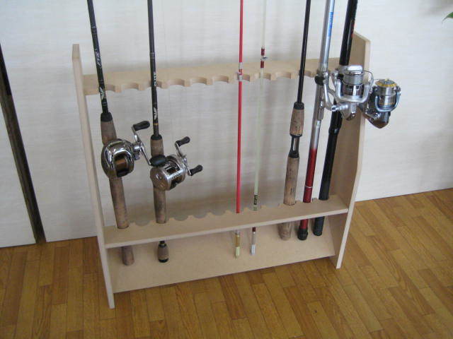 新品★ 1円~ロッドスタンド12本掛 ▼ラックホルダー.拍卖