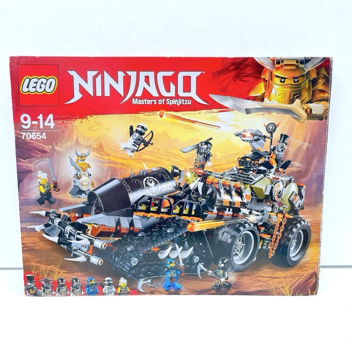 未開封 未使用 レゴ LEGO 70654 ニンジャゴー ハンティング・デスストライカー NINJAGO 人気 廃盤 廃番 レア 希少品 未組立 パーツ拍卖