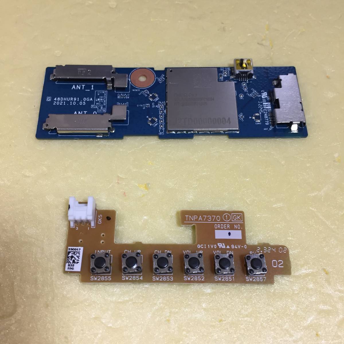 h-8931□Panasonic パナソニック 55型 4Kダブルチューナー内蔵 VIERA 液晶テレビ TH-55LX950 電源スイッチ wifi基板 セット拍卖