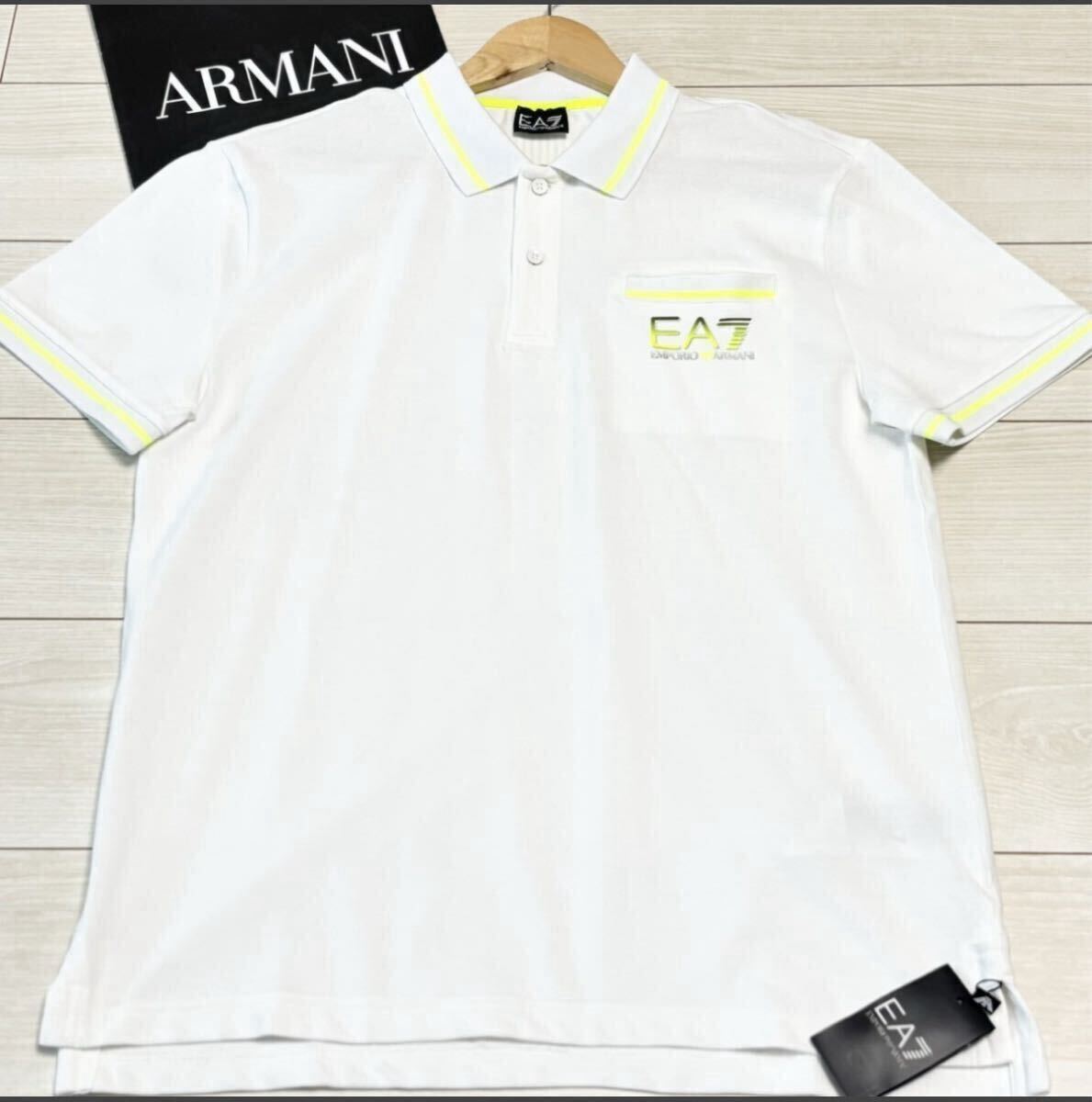 【未使用タグ付】EMPORIO ARMANI EA7 エンポリオアルマーニ ポロシャツ②拍卖