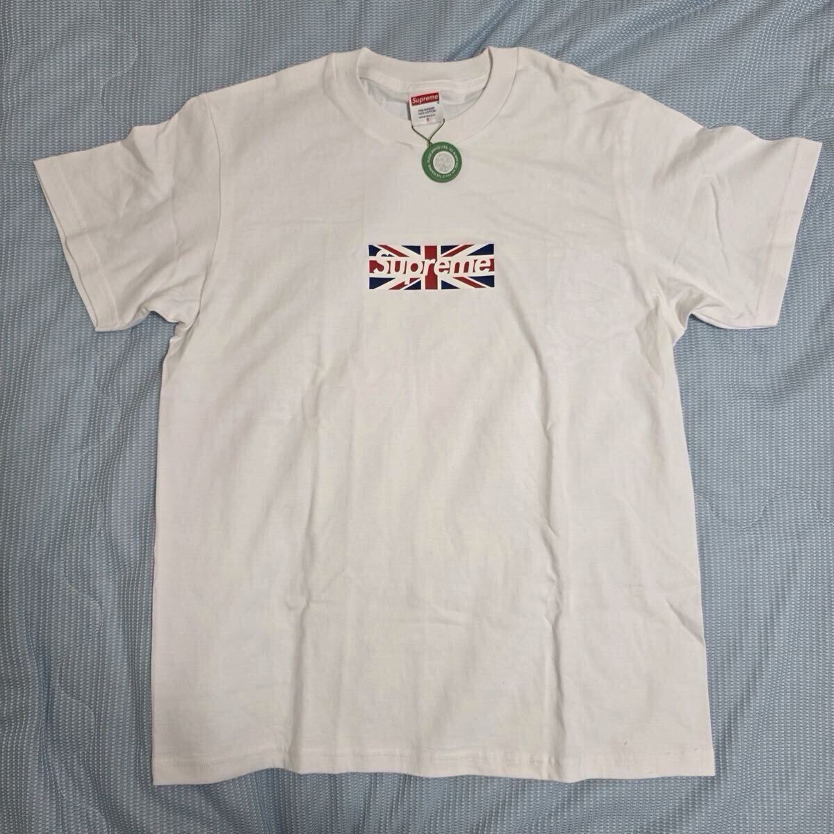 【未使用】【レア】Supreme London Union Jack Box Logo Tee シュプリームロンドンオープン記念ユニオンジャック柄Tシャツ拍卖