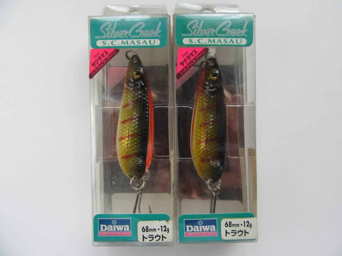 Daiwa Silver Creek S.C.MASAU 68mm 12g ダイワ シルバークリーク SC マソー 本流 湖 桜 鱒 サクラ サツキ レインボー レイク トラウト拍卖