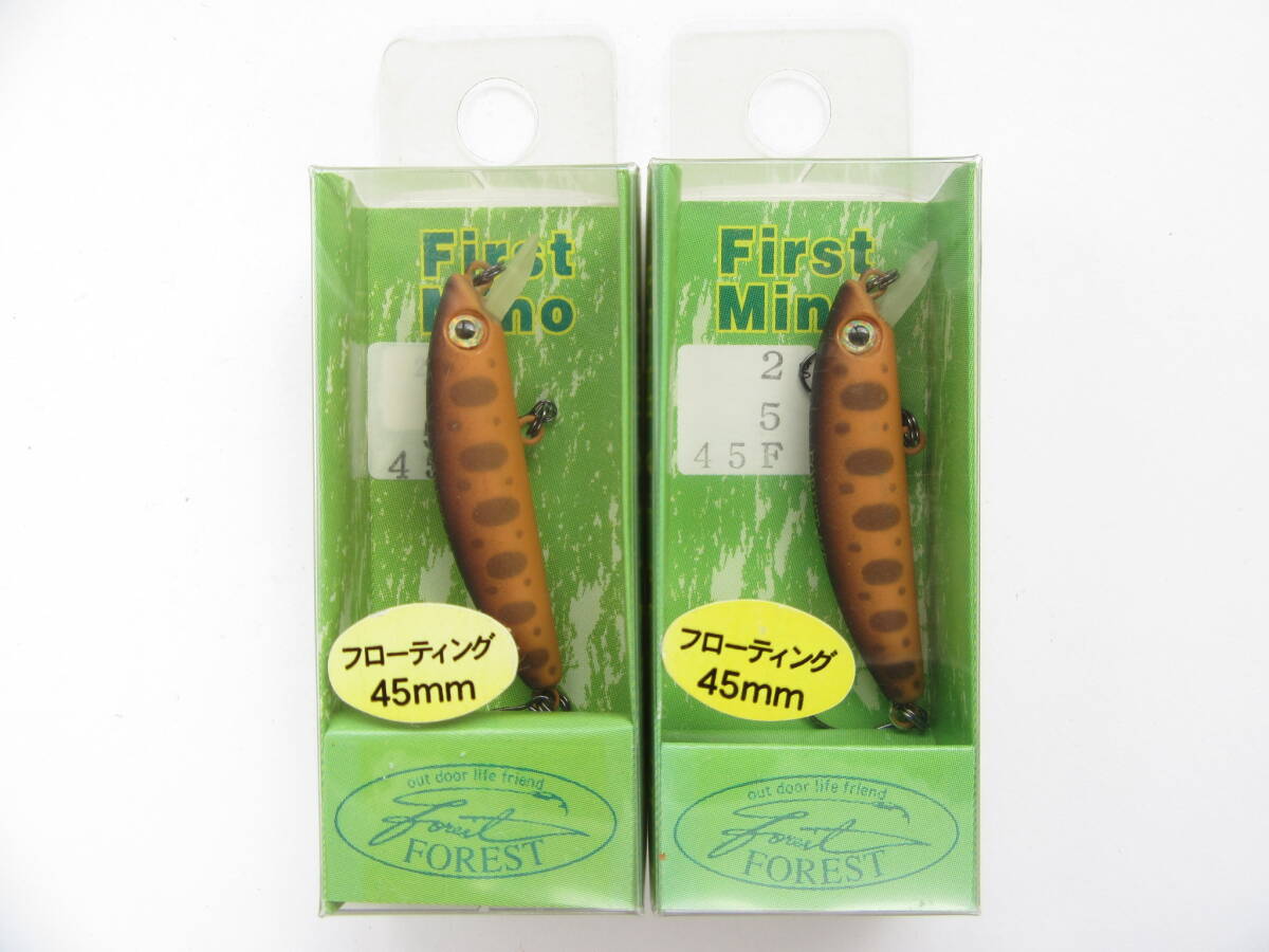 FOREST First Mino 45F 2g フォレスト ファースト ミノー フローティング 管釣り エリア トラウト拍卖