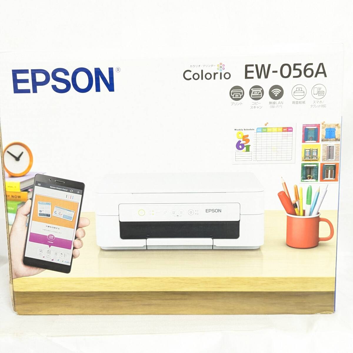 EPSON エプソン EW-056A カラリオプリンター A4 インクジェット 新品未開封拍卖