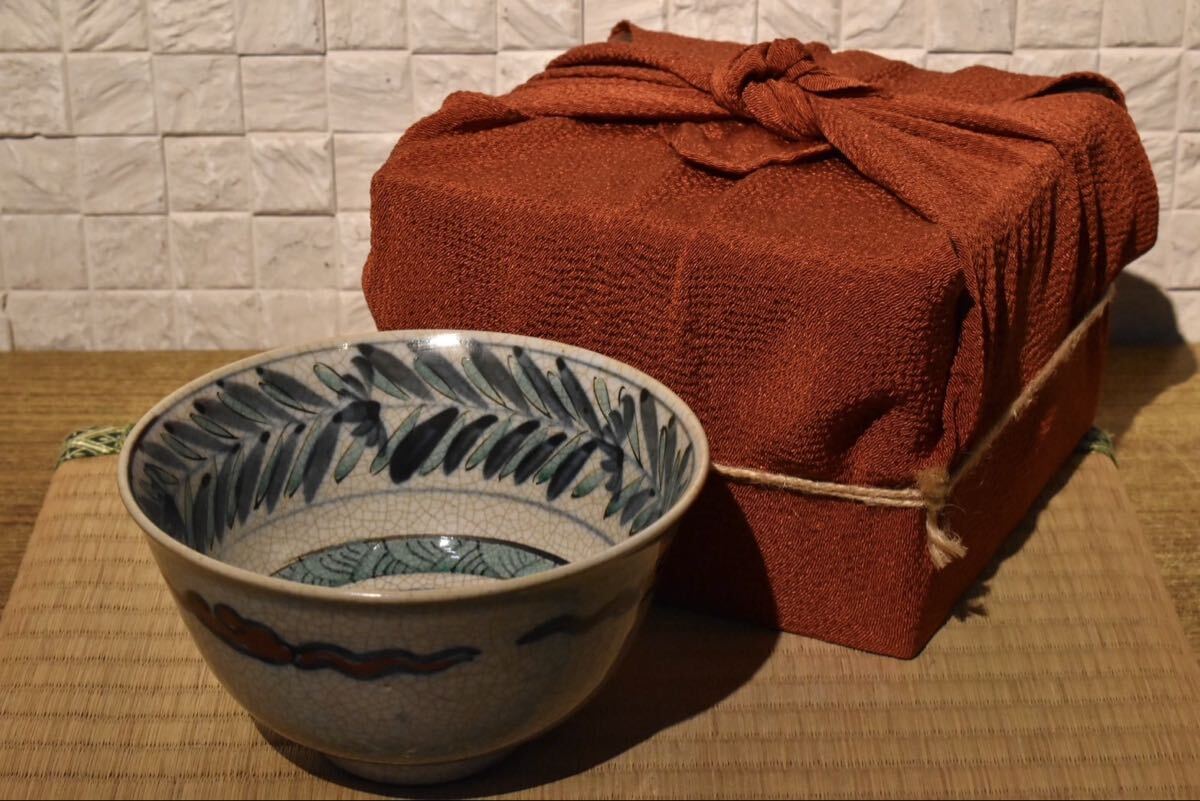 【GE】Z691【コレクター所蔵品】湖東銘 色絵菓子鉢/中国美術 日本 茶道具 骨董品 時代品 美術品 古美術品 se拍卖