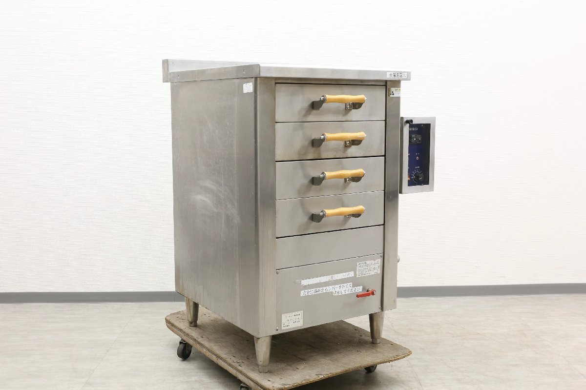 【I0902】★タニコー★電気式引出型蒸器★4段引き出し★ステンレス★EM-4S★三相200V★2015年製★拍卖