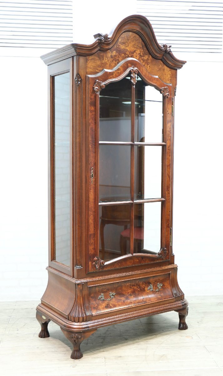 ■【F0955】★美品★イタリア★コレクションボード★キュリオケース★飾り棚★キャビネット★ディスプレイ★営業所止め★拍卖