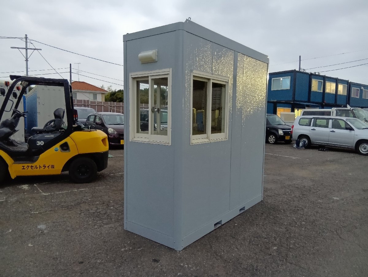 店舗 テイクアウト コンパクトハウス 売り切り商品 鍵付き 中古 ガードマン ミニ倉庫 受付BOX ●神奈川県発拍卖