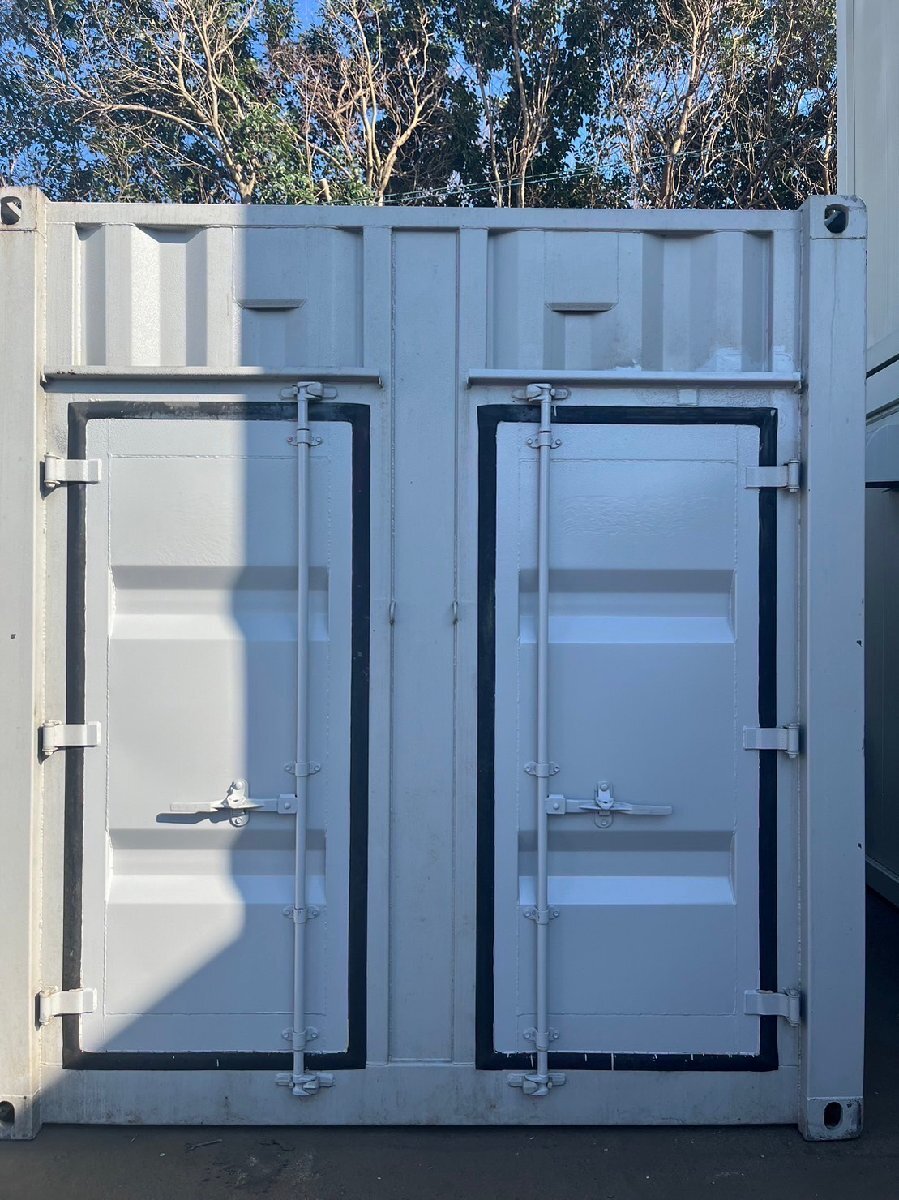 中古 10Ftコンテナ② 美品 希少品 2枚ドア 1棟限定 再入荷 人気商品 物置・倉庫 置場 資材 ●神奈川県発 綾瀬市 拍卖