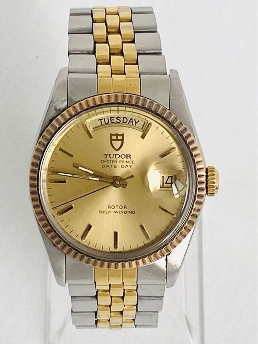 TUDOR チュードル チューダー Oyster Prince Date Day オイスタープリンスデイトデイ 94613 36mm Men’s watch 腕時計 AT 18KYG 稼働中拍卖