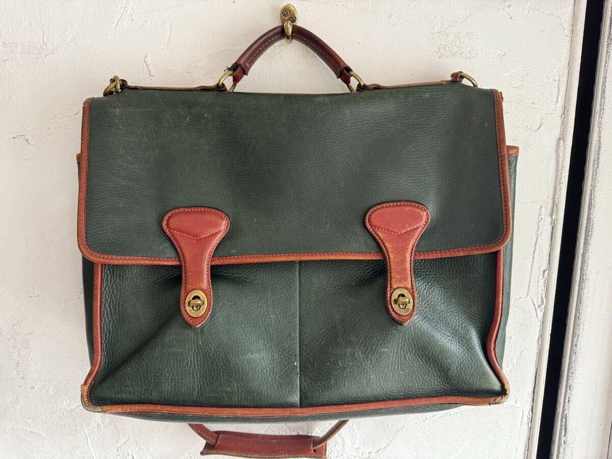 ジャックジョージズ レザー ショルダーバッグ ビジネスバッグ 2way 80s ビンテージ拍卖