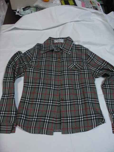 Burberrys バーバリー ★ノバチェック柄 長袖シャツ★L拍卖