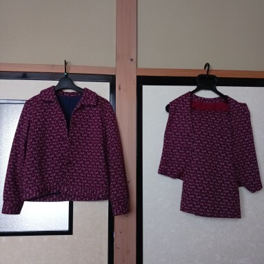 手作り 服 スカート ジャケット アウター トップス セットアップ レトロ拍卖