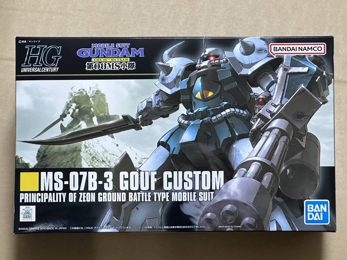 HGUC 1/144 グフカスタム 新品未開封品 機動戦士ガンダム 第08MS小隊 ガンプラ バンダイスピリッツ バンダイナムコ HG ハイグレード 再販品拍卖